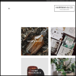 Screen shot of the Harryminah Ltd website.