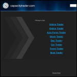 Screen shot of the CapacityTrader.com website.
