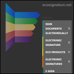Screen shot of the Ecosignature Services Ltd website.