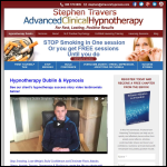 Screen shot of the Advanced Hypnotherapy Dublin website.