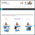 Screen shot of the EMP Business Services Ltd website.