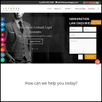 Screen shot of the Lexmark Legal Associates website.