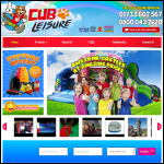 Screen shot of the Cub Leisure website.
