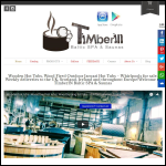 Screen shot of the Wooden fired hot tubs TimberIN Ltd website.