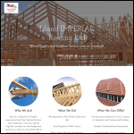 Screen shot of the Island IMPERIAL Roofing Ltd website.