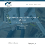 Screen shot of the Builders Chester website.