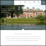 Screen shot of the Colwick Hall Hotel website.