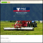 Screen shot of the PBE Slurry Spike website.