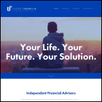 Screen shot of the Tudor Franklin Independent Financial Advice website.