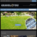 Screen shot of the Gravel4You website.