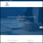 Screen shot of the Warrington Solicitors website.