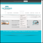 Screen shot of the The Designer Radiator Company website.