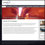 Screen shot of the Stanelco RF Technologies Ltd website.