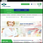 Screen shot of the Total Online Prescriptions website.