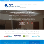 Screen shot of the AGW Electrical Services (NW) Ltd website.