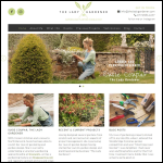 Screen shot of the The Lady Gardener website.