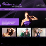Screen shot of the Violetta Couture Ltd website.
