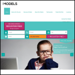 Screen shot of the Six Models website.
