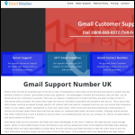 Screen shot of the Gmail Customer Support website.