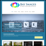 Screen shot of the Bay Images Photography website.