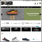 Screen shot of the Sneaker Studio UK website.