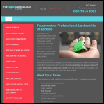 Screen shot of the The Unbreakable Locks website.