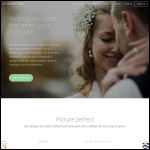Screen shot of the Wedding Pixie website.
