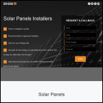 Screen shot of the Solar Panels Network website.