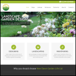 Screen shot of the New Dawn Garden Life Ltd website.