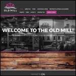Screen shot of the The Old Mill website.