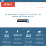 Screen shot of the SERPS Cloud SEO & Website Design website.