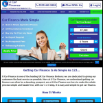 Screen shot of the U Car Finance website.