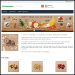 Screen shot of the Ecofoods London website.
