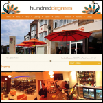 Screen shot of the Hundred Degrees UK Ltd website.