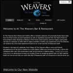 Screen shot of the At The Weavers website.