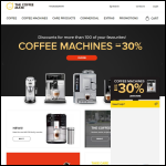 Screen shot of the The Coffee Mate website.