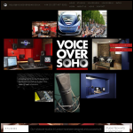Screen shot of the VoiceOver Soho website.