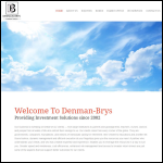 Screen shot of the Denman-Brys Group website.