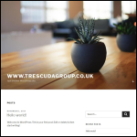 Screen shot of the Trescuda Recruitment Group, Ltd website.