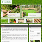 Screen shot of the N J Blackwell Garden Services website.