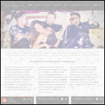 Screen shot of the Chromatic - wedding and party band website.