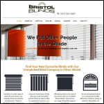 Screen shot of the Bristol Blinds website.