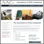Screen shot of the Association of ATOL Companies (AAC) website.