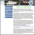 Screen shot of the Association of Boat Safety Examiners (ABSE) website.