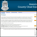 Screen shot of the Association of County Chief Executives (ACCE) website.