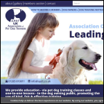 Screen shot of the Association of Pet Dog Trainers (APDT) website.