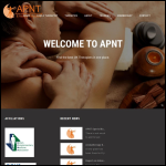 Screen shot of the Association of Physical & Natural Therapists (APNT) website.