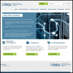 Screen shot of the British & Irish legal Education Technology Association (BILETA) website.