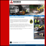 Screen shot of the A & M Macrete Ltd website.