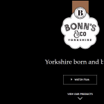 Screen shot of the Bonn's & Co Ltd website.